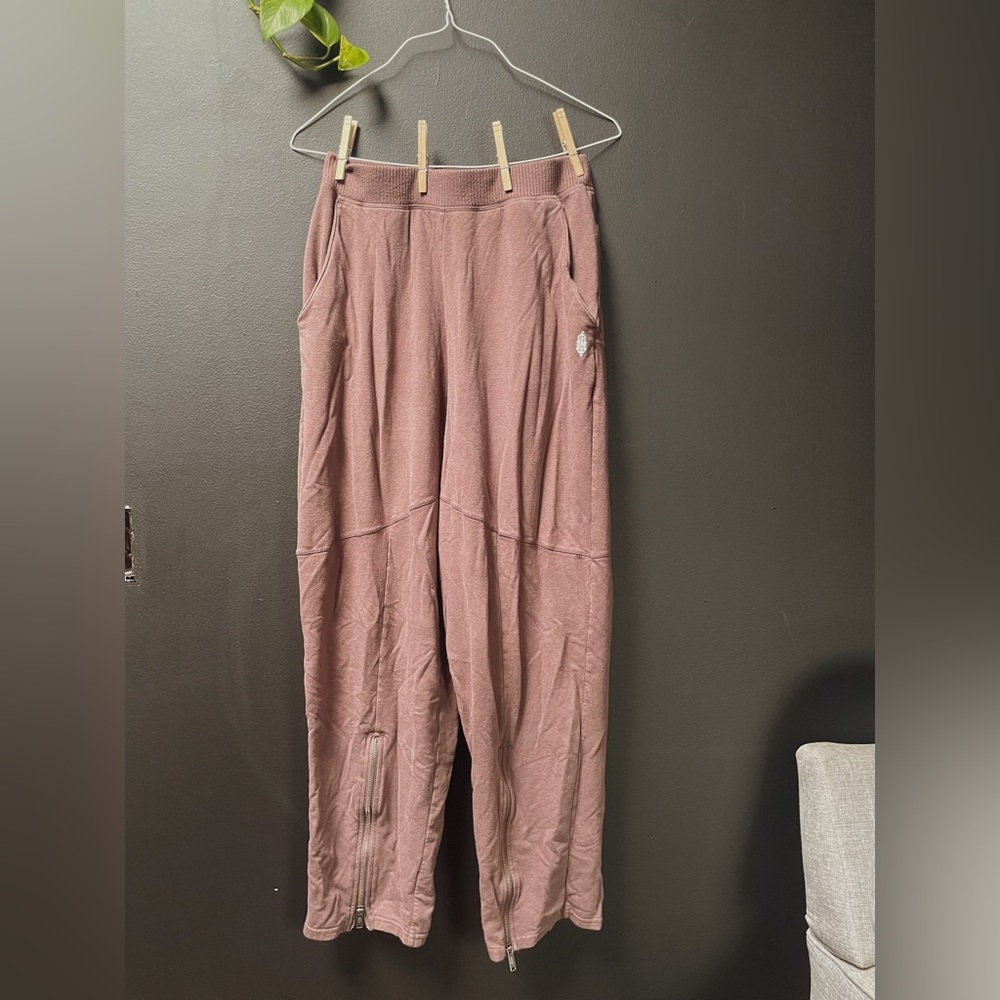Brown Free People Sweatpants.